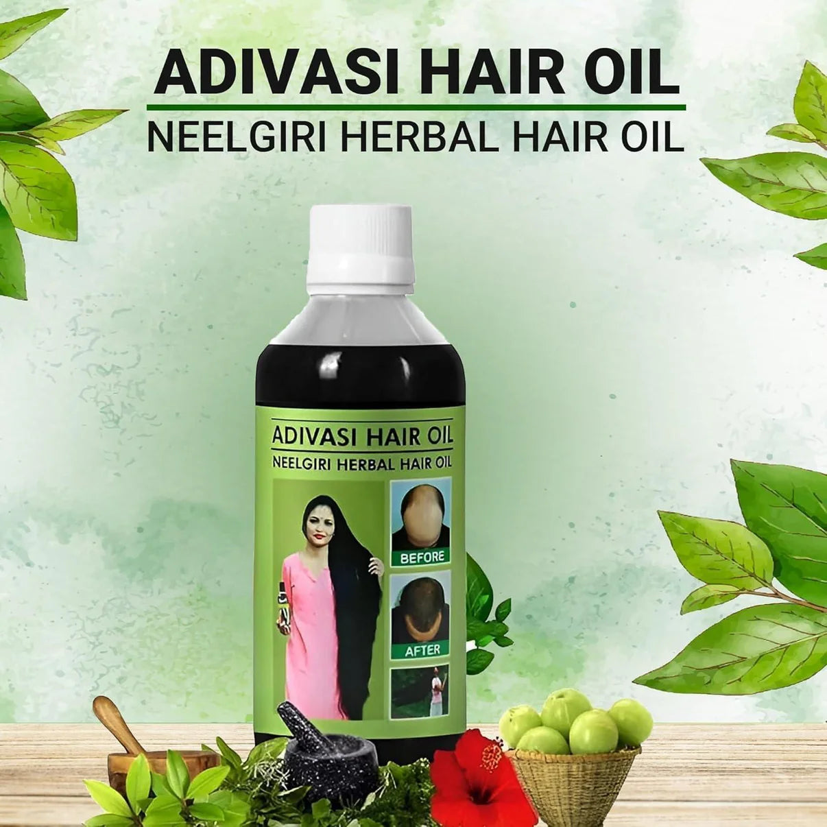 🌿✨ ORIGINAL ADIVASI HERBAL HAIR OIL ✨🌿 🔥 BUY 1 GET 1 FREE 🔥 💥 Don’t miss out on this amazing offer! 💥